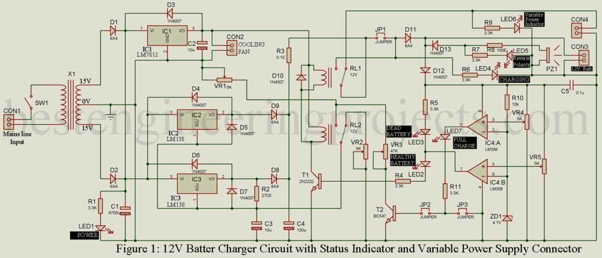 How To Build A 12V Battery Charger Circuit A Step By Step Guide