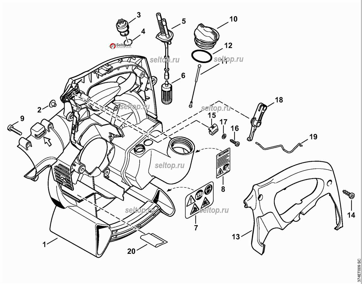 Understanding The Stihl BR 450 Backpack Blower Parts Diagram For