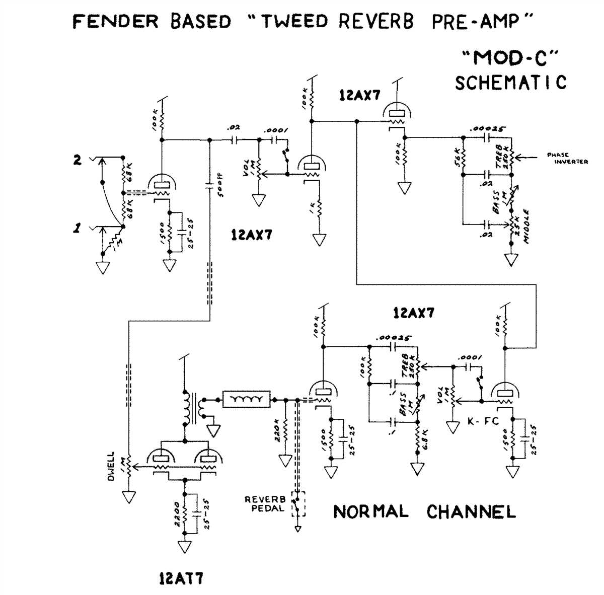 Step By Step Guide Understanding The Fender Pro Reverb Schematic