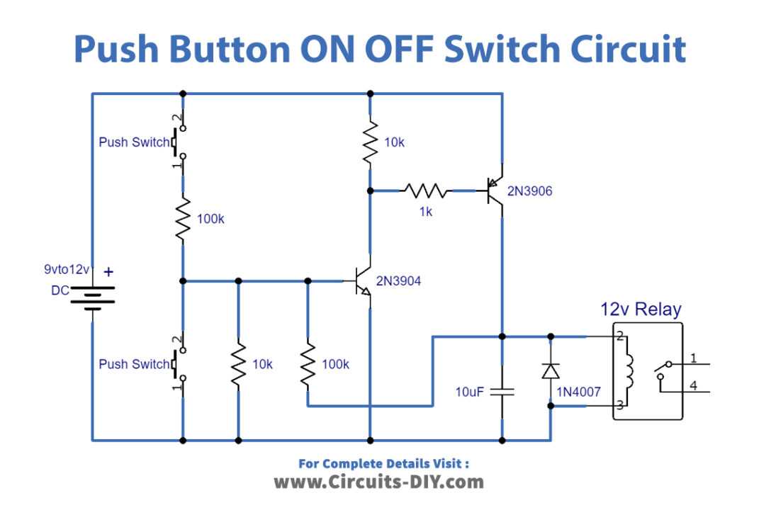 How To Wire And Install A Push Button On Off Switch A Simple Diagram Guide